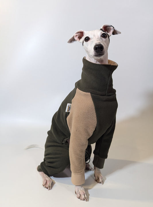 Italian Greyhound | Jumpsuit - Loco Green