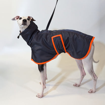 Whippet | Waterproof Coat - Tempest Blue/Orange